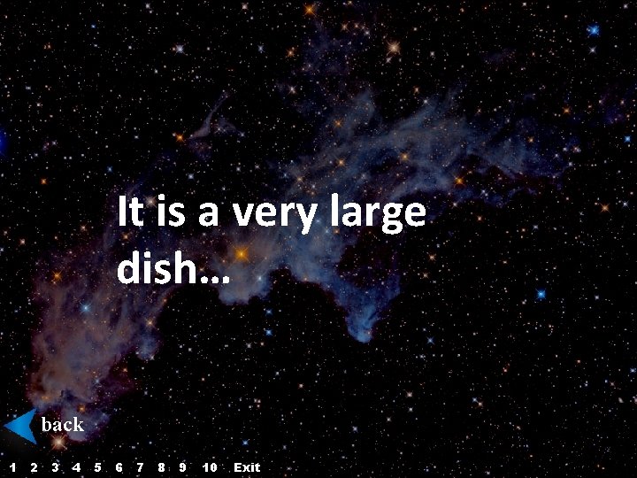 It is a very large dish… back 1 2 3 4 5 6 7 It is a very large dish… back 1 2 3 4 5 6 7