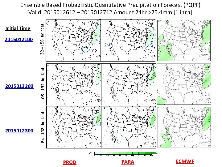 Ensemble Based Probabilistic Quantitative Precipitation Forecast (PQPF) Valid: 2015012612 – 2015012712 Amount 24 hr