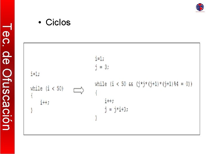 Tec. de Ofuscación • Ciclos 