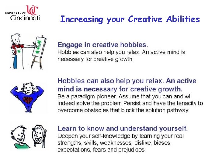 Increasing your Creative Abilities 