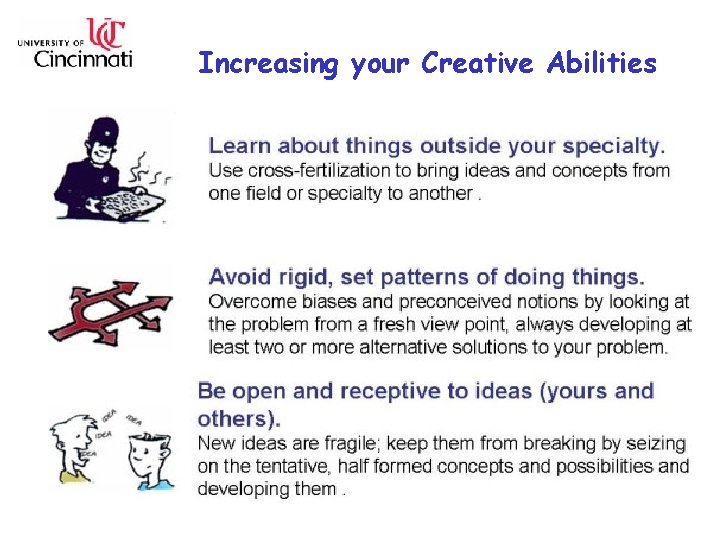 Increasing your Creative Abilities 