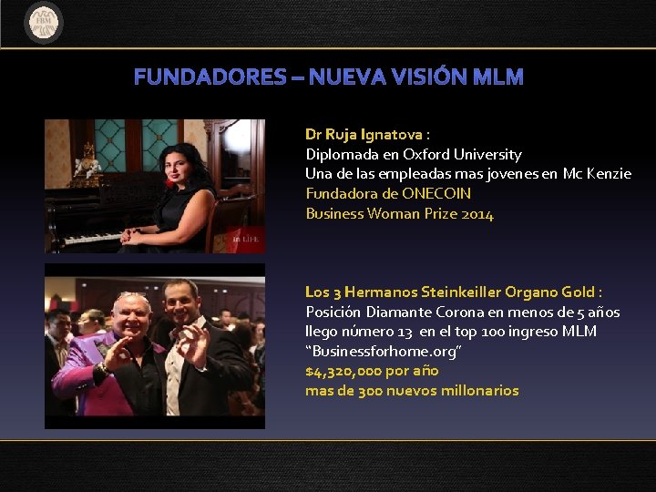 Dr Ruja Ignatova : Diplomada en Oxford University Una de las empleadas mas jovenes Dr Ruja Ignatova : Diplomada en Oxford University Una de las empleadas mas jovenes