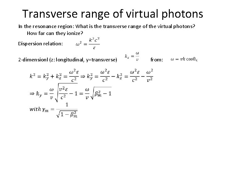 Transverse range of virtual photons In the resonance region: What is the transverse range