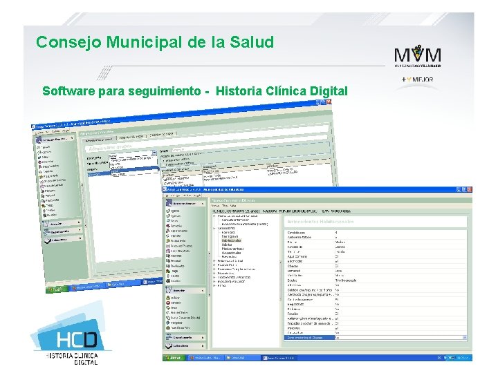 Consejo Municipal de la Salud Software para seguimiento - Historia Clínica Digital 