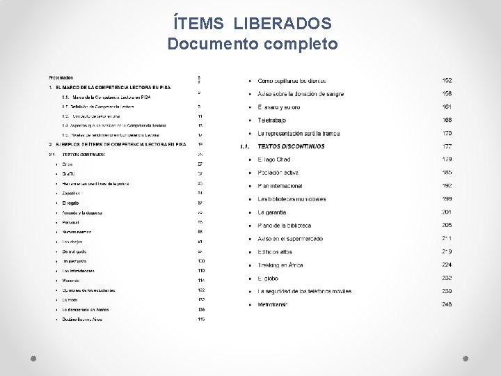 ÍTEMS LIBERADOS Documento completo 