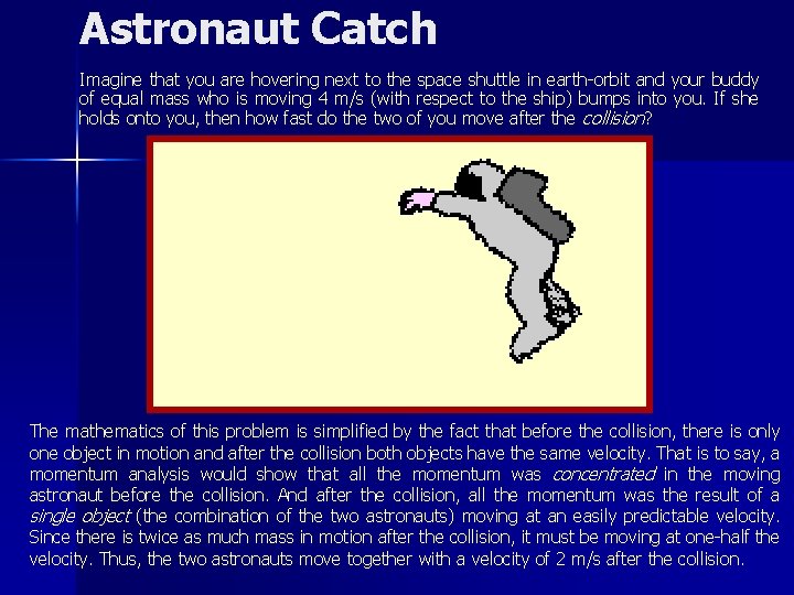 Momentum And Collision The Cart And The Brick