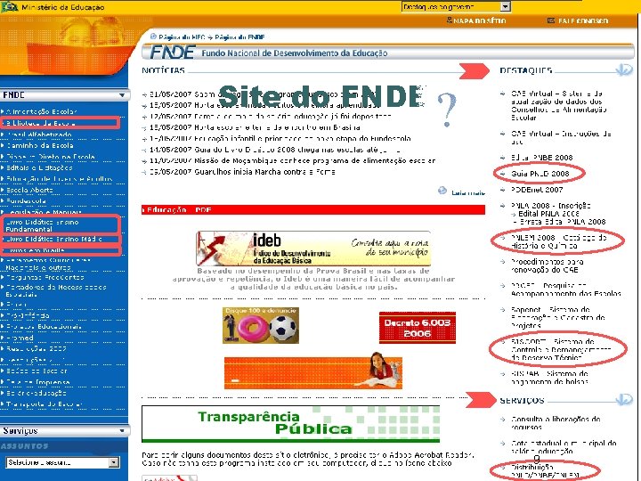 Site do FNDE 9 