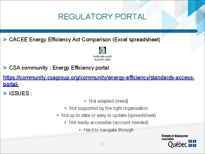 REGULATORY PORTAL > CACEE Energy Efficiency Act Comparison (Excel spreadsheet) > CSA community :