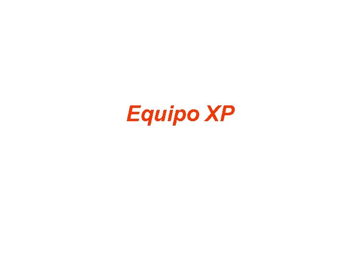 Equipo XP 