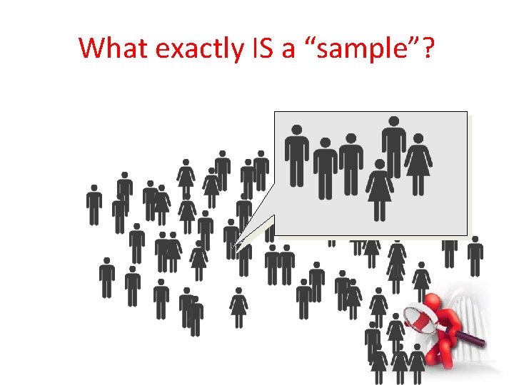 What exactly IS a “sample”? 