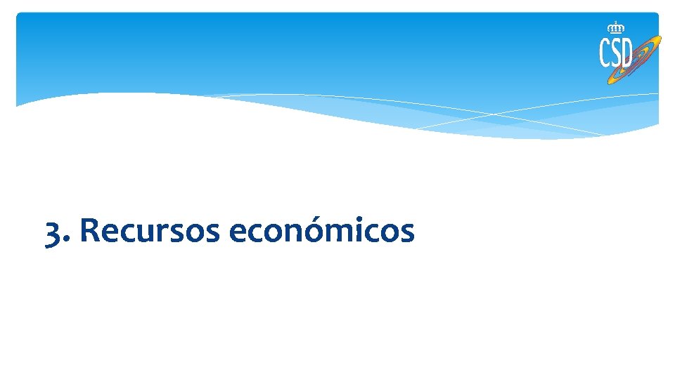 3. Recursos económicos 