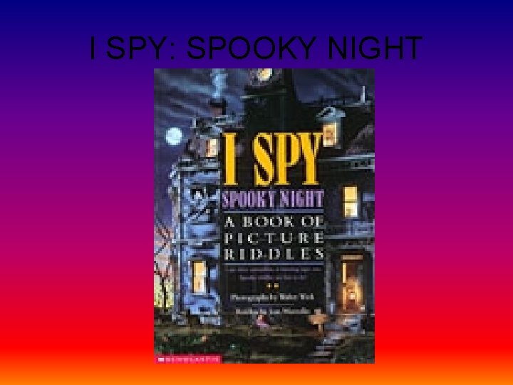 I SPY: SPOOKY NIGHT 