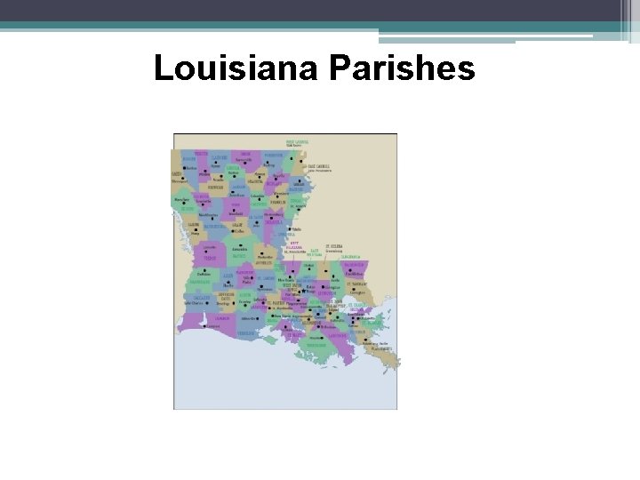 Louisiana Parishes 