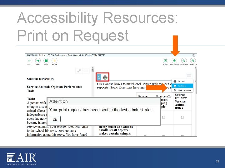 Accessibility Resources: Print on Request 29 