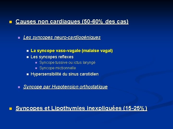 Origine Des Malaises Et Pertes De Connaissance Dr