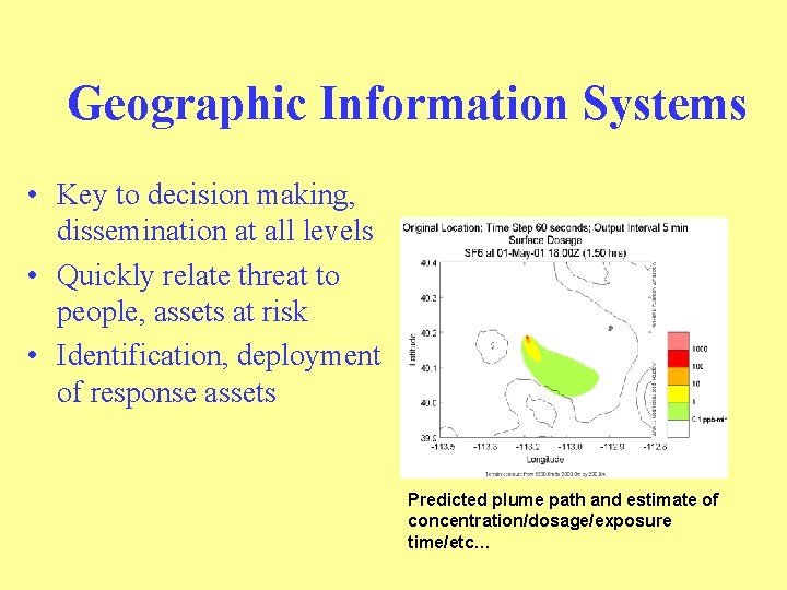 Geographic Information Systems • Key to decision making, dissemination at all levels • Quickly Geographic Information Systems • Key to decision making, dissemination at all levels • Quickly