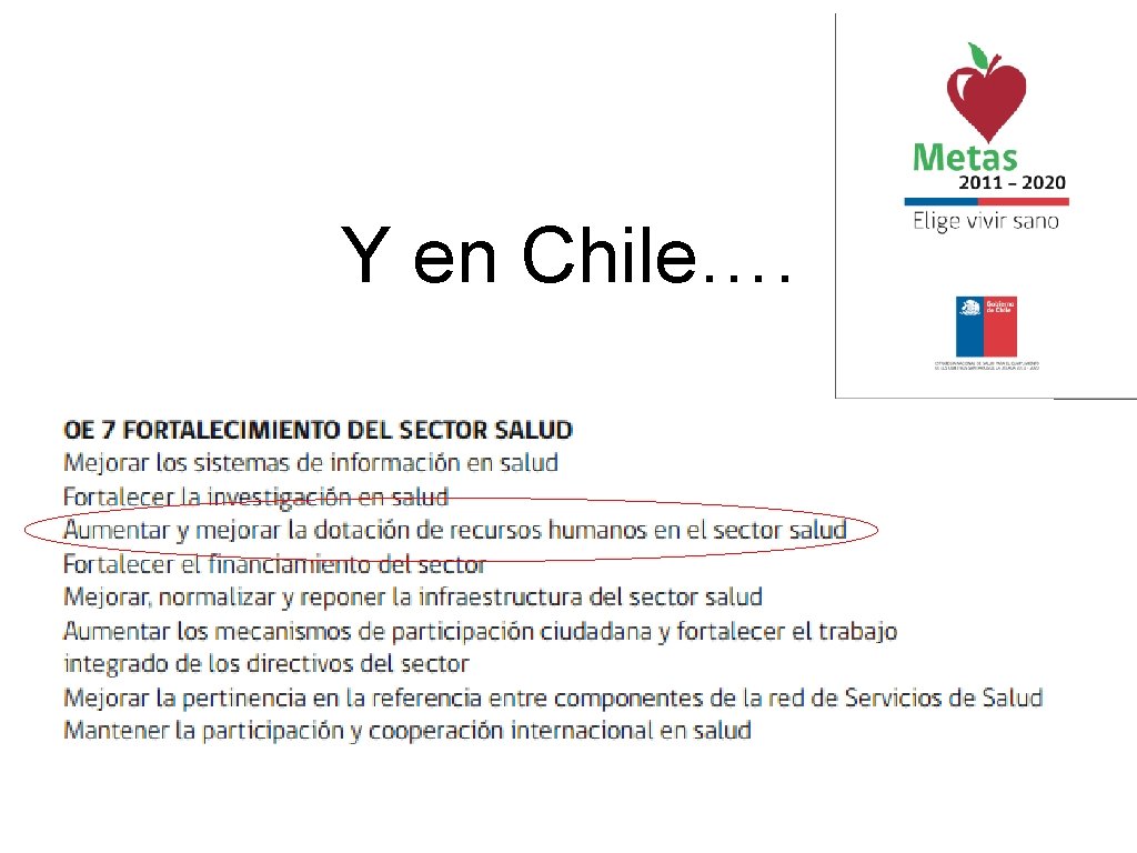 Y en Chile…. 