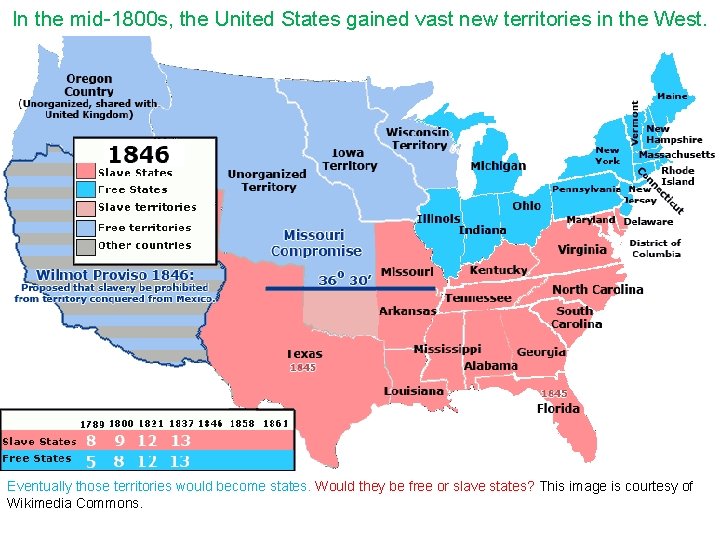 In the mid-1800 s, the United States gained vast new territories in the West.