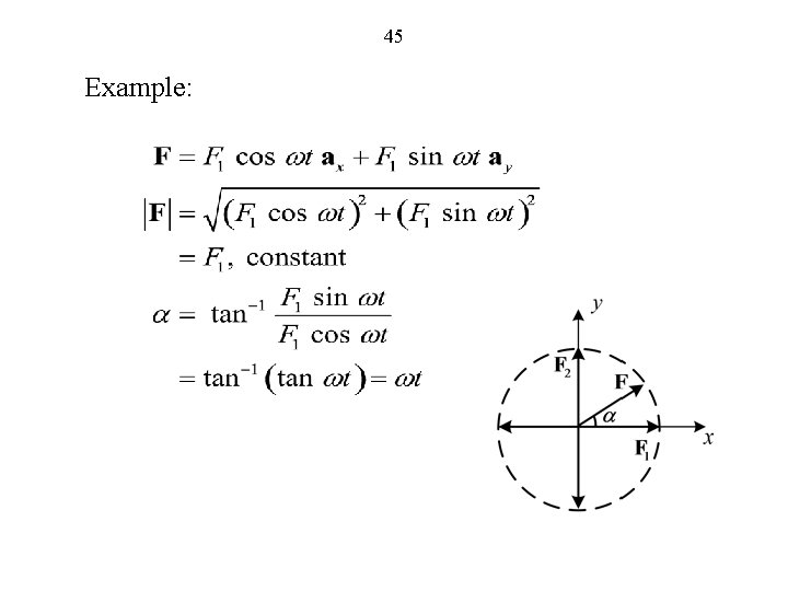 45 Example: 