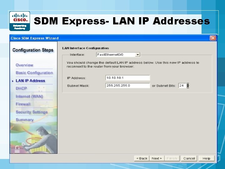SDM Express- LAN IP Addresses SDM Express- LAN IP Addresses