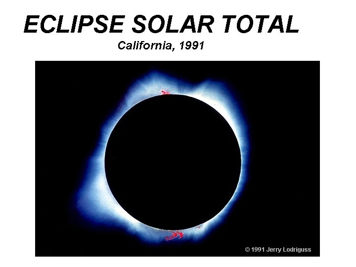 ECLIPSE SOLAR TOTAL California, 1991 