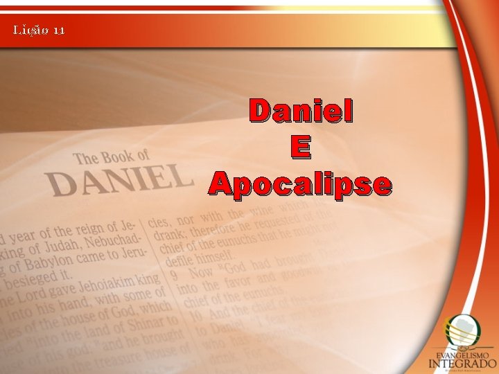 Lição 11 Daniel E Apocalipse 