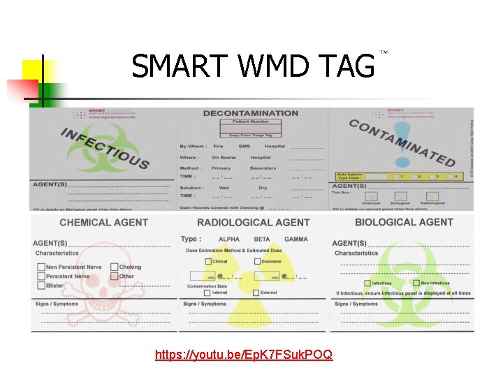 SMART WMD TAG https: //youtu. be/Ep. K 7 FSuk. POQ 