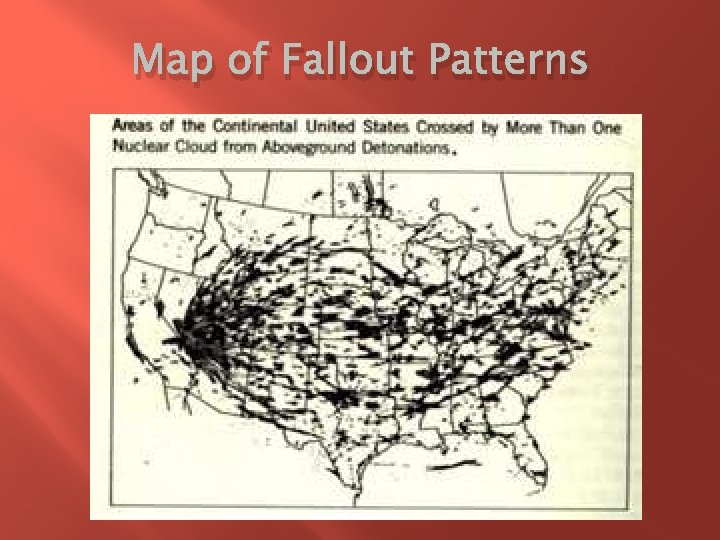 Map of Fallout Patterns 