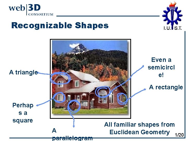 Recognizable Shapes Even a semicircl e! A triangle A rectangle Perhap sa square A