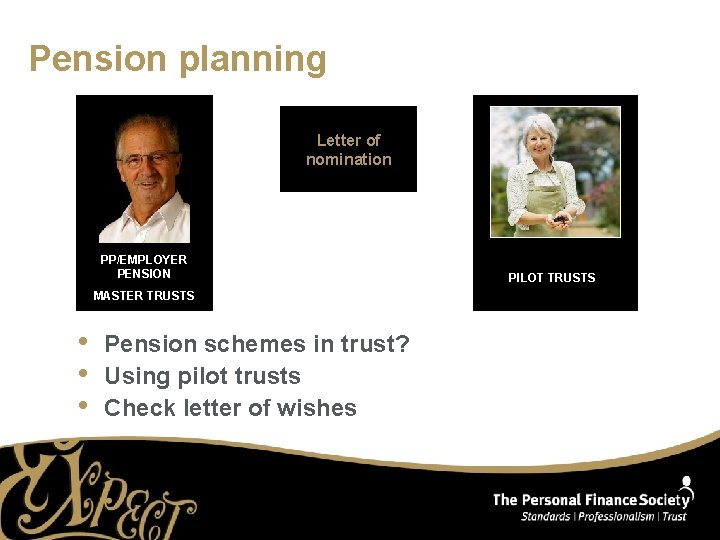 Pension planning Letter of nomination PP/EMPLOYER PENSION MASTER TRUSTS • • • Pension schemes