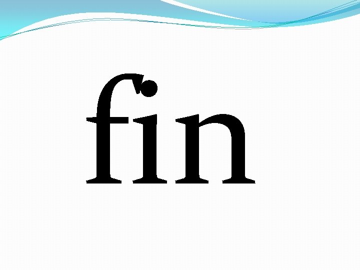 fin 