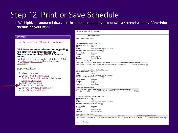 Step 12: Print or Save Schedule 1. We highly recommend that you take a Step 12: Print or Save Schedule 1. We highly recommend that you take a