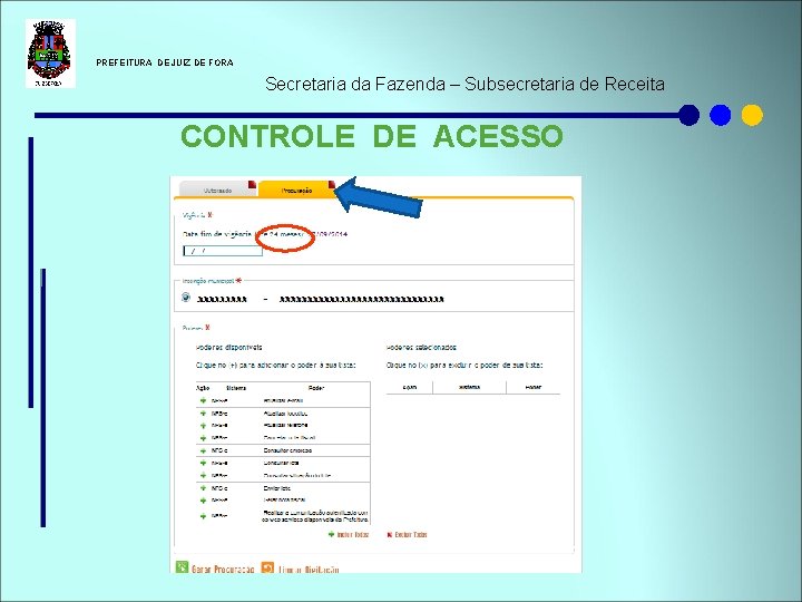  PREFEITURA DE JUIZ DE FORA Secretaria da Fazenda – Subsecretaria de Receita CONTROLE