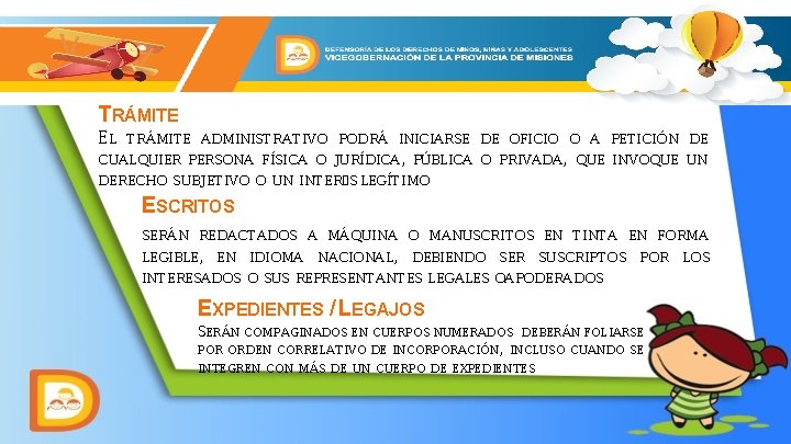 TRÁMITE EL TRÁMITE ADMINISTRATIVO PODRÁ INICIARSE DE OFICIO O A PETICIÓN DE CUALQUIER PERSONA