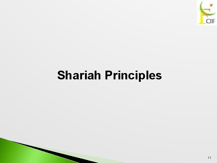 Shariah Principles 11 