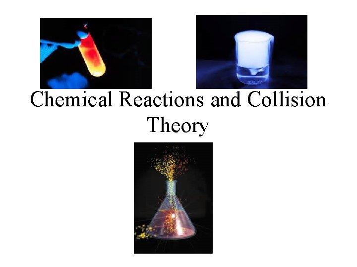 Chemical Reactions and Collision Theory Chemical Reactions and Collision Theory