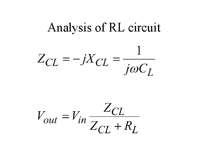 Analysis of RL circuit 