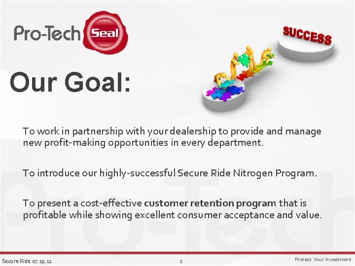 Our Goal: To work in partnership with your dealership to provide and manage new