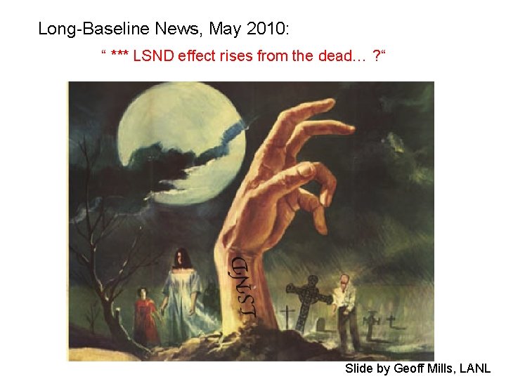 Long-Baseline News, May 2010: “ *** LSND effect rises from the dead… ? “ Long-Baseline News, May 2010: “ *** LSND effect rises from the dead… ? “