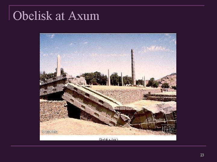 Obelisk at Axum 23 