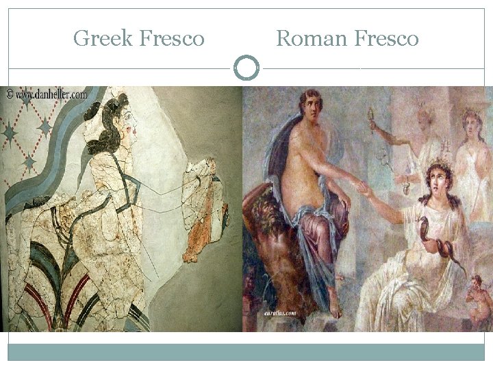 Greek Fresco Roman Fresco Greek Fresco Roman Fresco