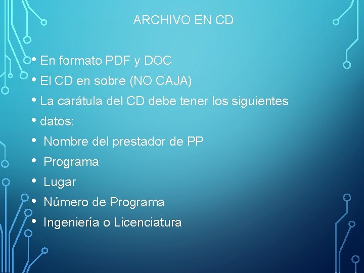 ARCHIVO EN CD • En formato PDF y DOC • El CD en sobre