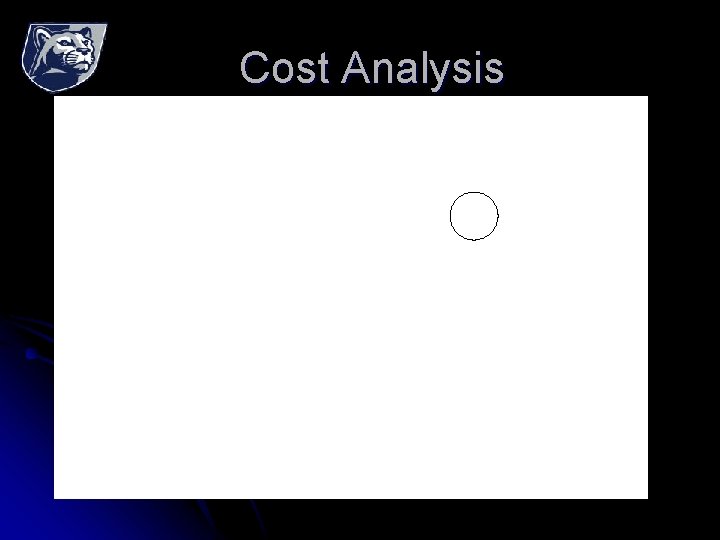 Cost Analysis 