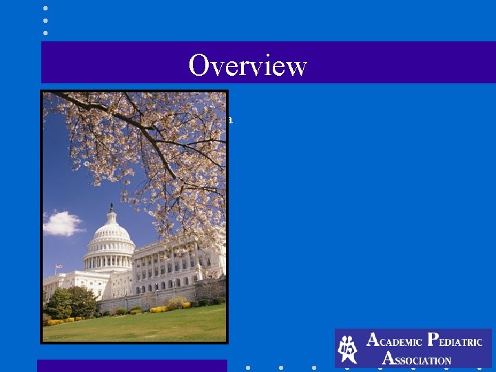 Overview -110 th (first session) Congress at a glance -Why your advocacy is important Overview -110 th (first session) Congress at a glance -Why your advocacy is important