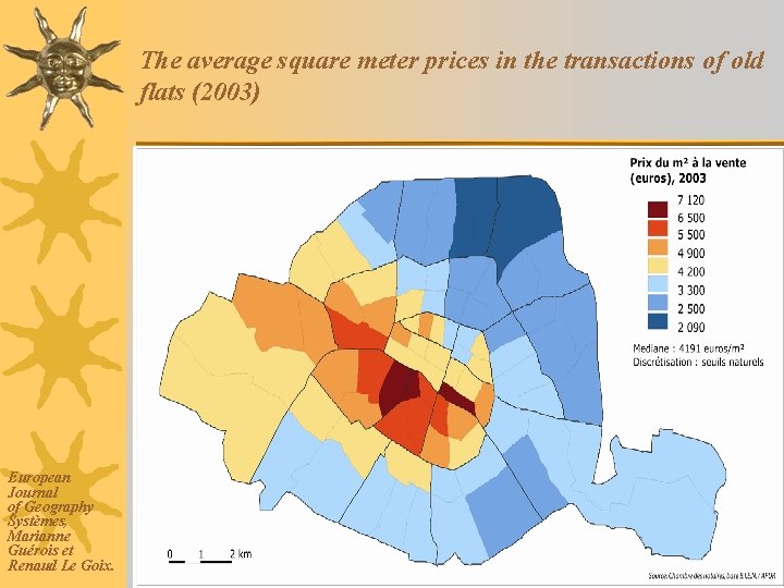 The average square meter prices in the transactions of old flats (2003) European Journal