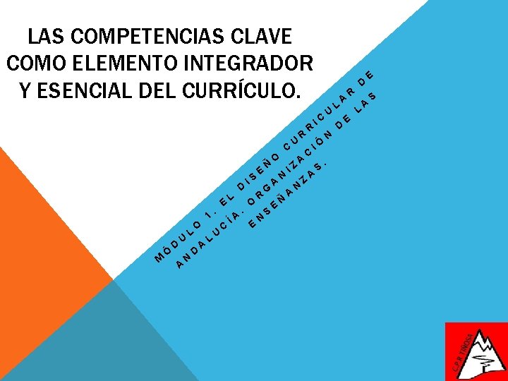 LAS COMPETENCIAS CLAVE COMO ELEMENTO INTEGRADOR Y ESENCIAL DEL CURRÍCULO. M Ó D U