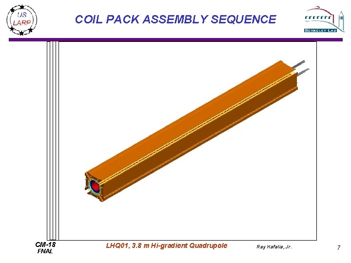 COIL PACK ASSEMBLY SEQUENCE - -Once the bottom-2 coil quadrants are placed, their alignment
