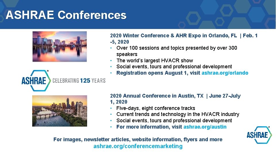 ASHRAE Conferences 2020 Winter Conference & AHR Expo in Orlando, FL | Feb. 1