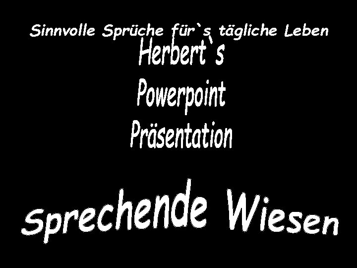 Sinnvolle Sprüche für`s tägliche Leben 