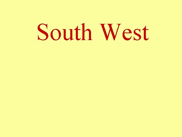 South West 